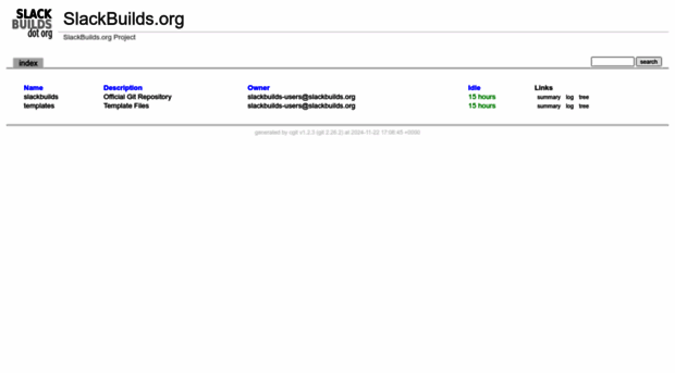 git.slackbuilds.org
