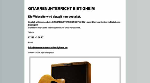 gitarrenunterricht-bietigheim.de