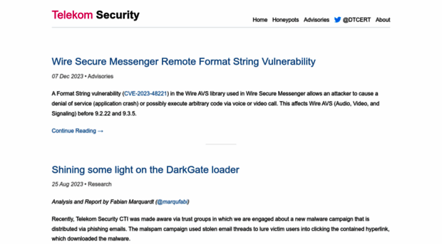 github.security.telekom.com
