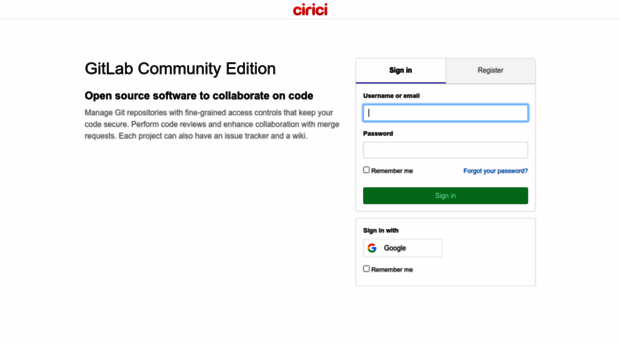 gitlab.cirici.com