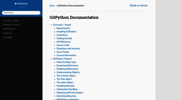 gitpython.readthedocs.org