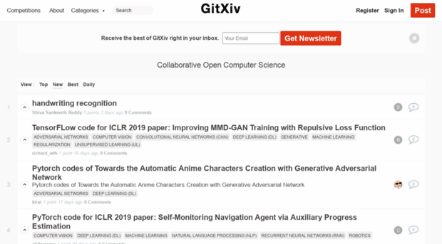 gitxiv.com