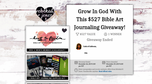 giveaway.rebekahrjones.com