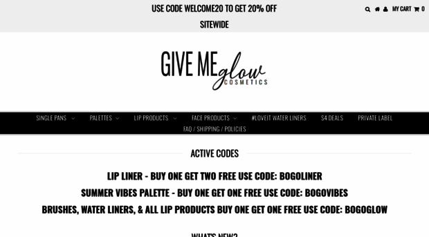 givemeglowcosmetics.com