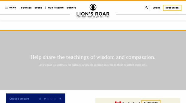 giving.lionsroar.com