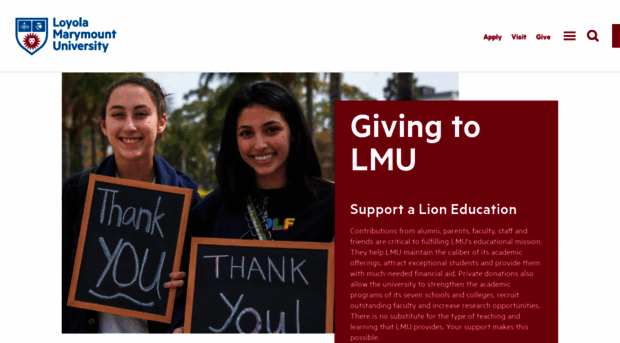 giving.lmu.edu