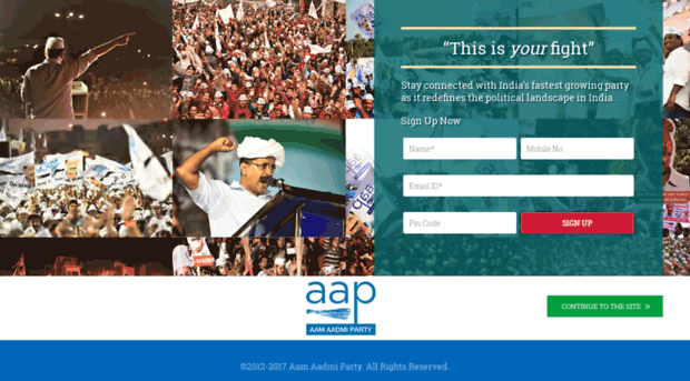 gj.aamaadmiparty.org