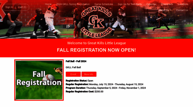 gklittleleague.com