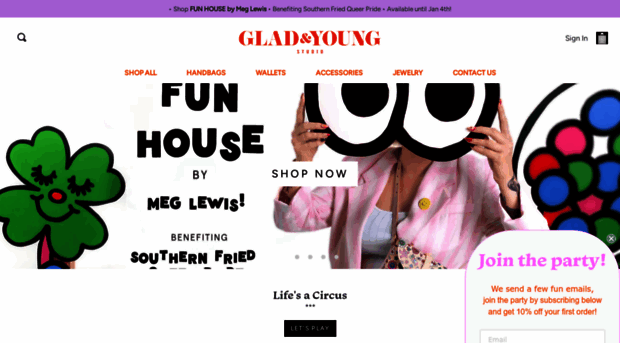 gladandyoungstudio.com