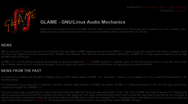 glame.sourceforge.net