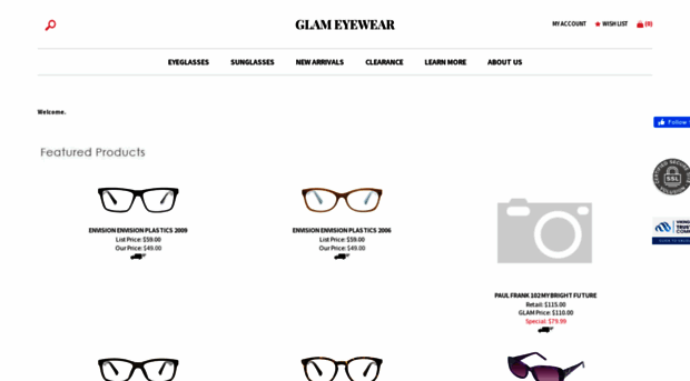 glameyewear.com