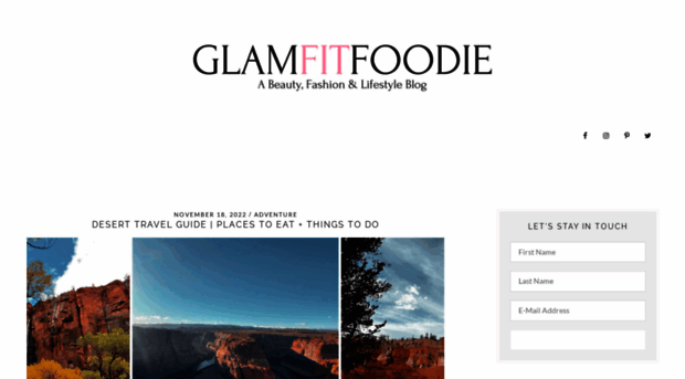 glamfitfoodie.com