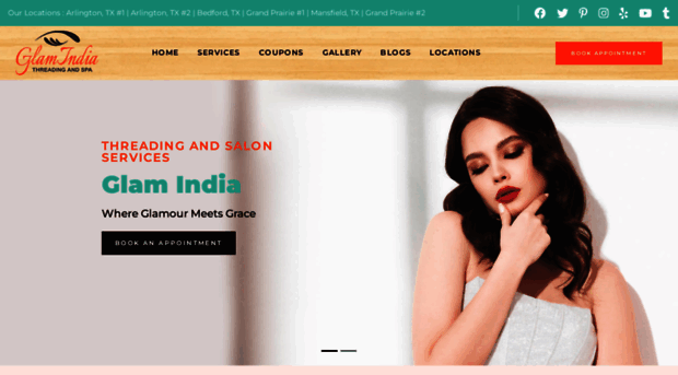 glamindiabeautysalon.com