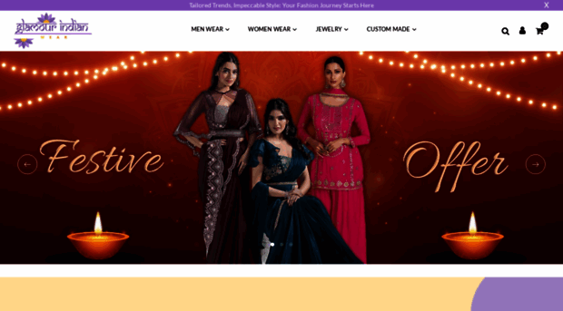 glamourindianwear.com