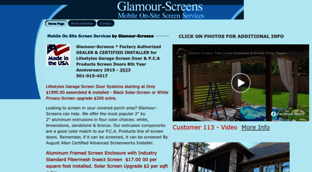 glamourscreens.com