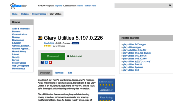 glary-utilities.updatestar.com