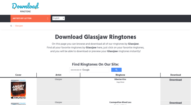 glassjaw.download-ringtone.com