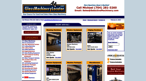 glassmachinerylocator.com