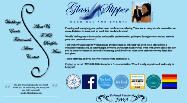 glassslipperweddings.com