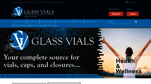 glassvials.com