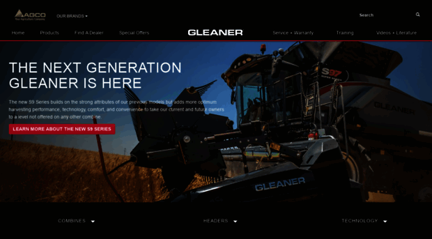 gleanercombines.com