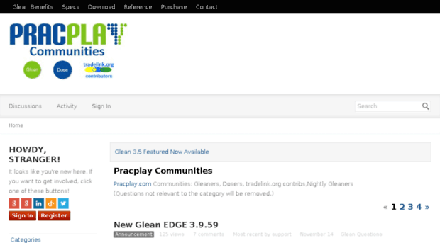 gleanusers.vanillaforums.com