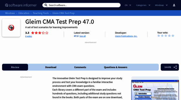 gleim-cma-test-prep.software.informer.com