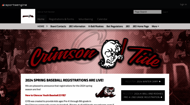 glencoeyouthbaseball.com