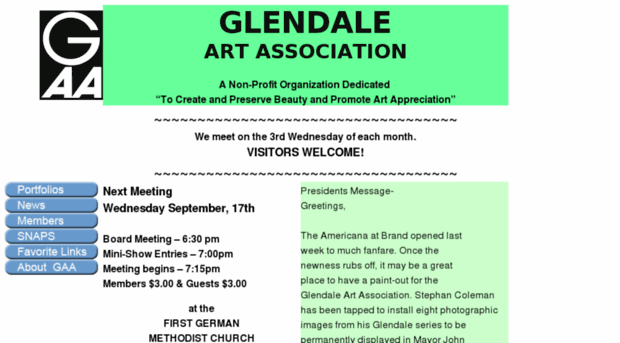 glendaleartassociation.org