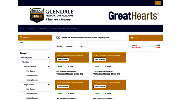 glendaleprep.mycustomevent.com