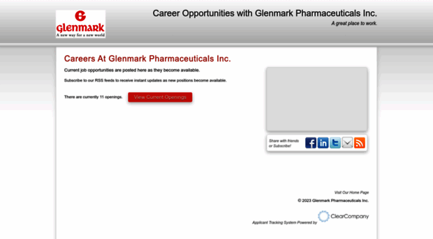 glenmarkpharma.hrmdirect.com