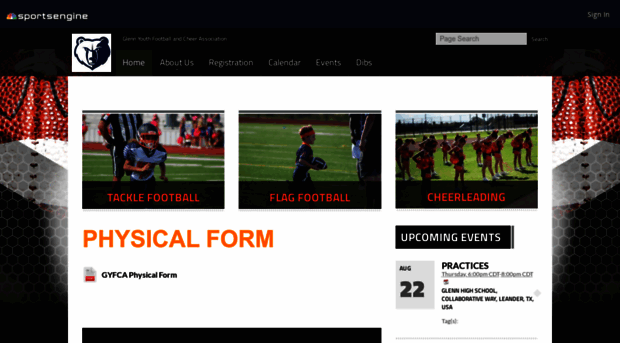 glennyouthfootball.com