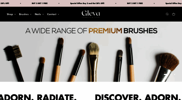 glevacosmetics.com