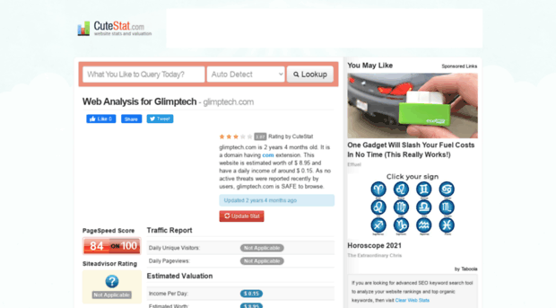 glimptech.com.cutestat.com