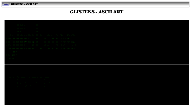 glistens.ascii.uk
