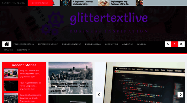 glittertextlive.com