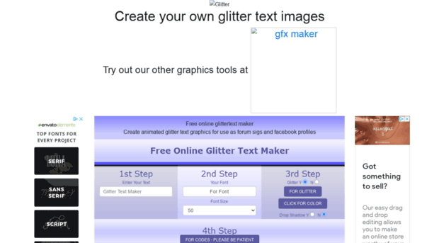 glittertextmaker.info