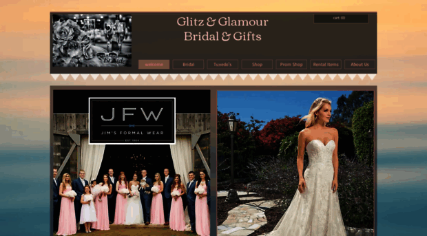 glitzandglamourbridal.com