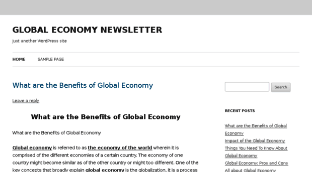 globaleconomynewsletters.com