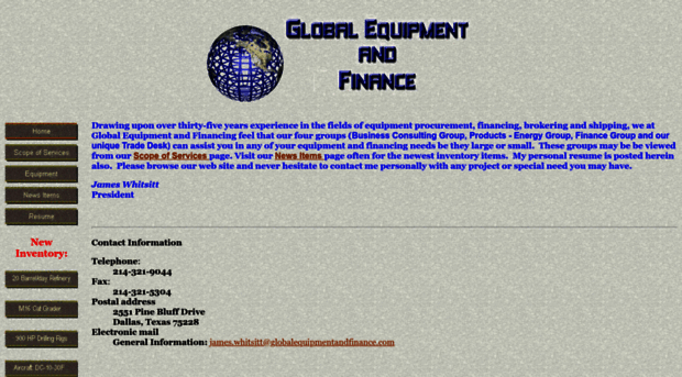 globalequipmentandfinance.com
