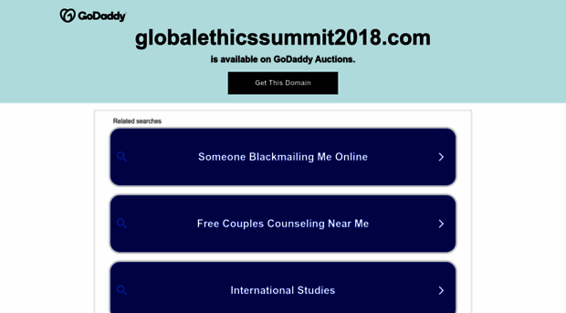 globalethicssummit2018.com