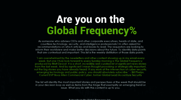 globalfrequency.org