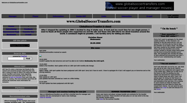 globalsoccertransfers.com