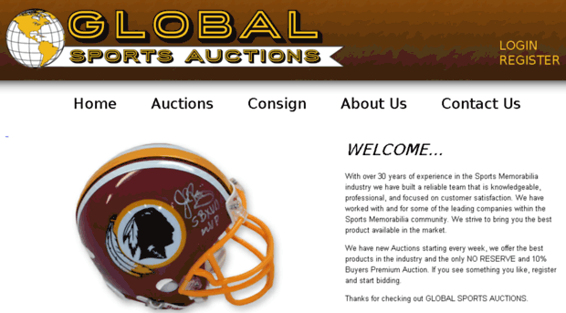 globalsportsauctions.com