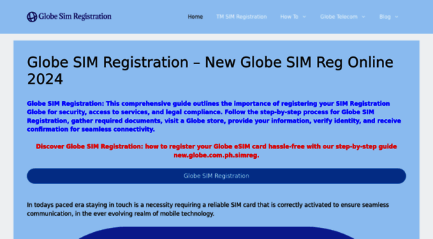 globesimregistration.info