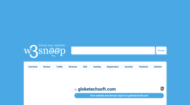 globetechsoft.com.w3snoop.com