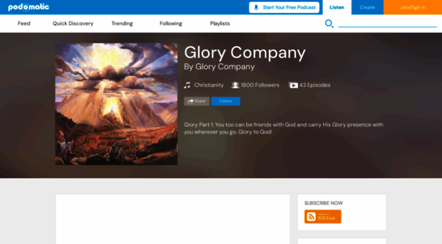 glorycompany.podomatic.com