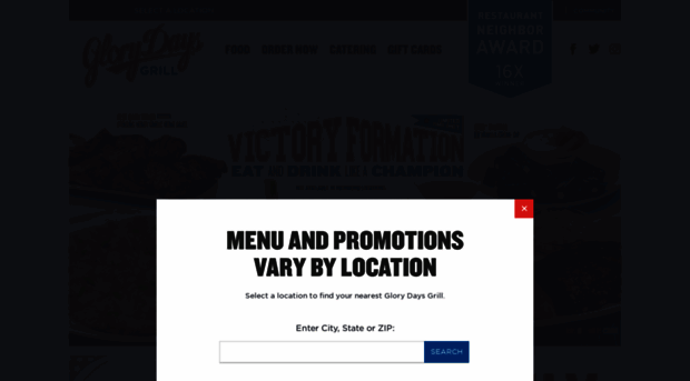 glorydaysgrill.com