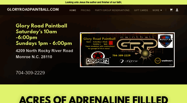 gloryroadpaintball.com