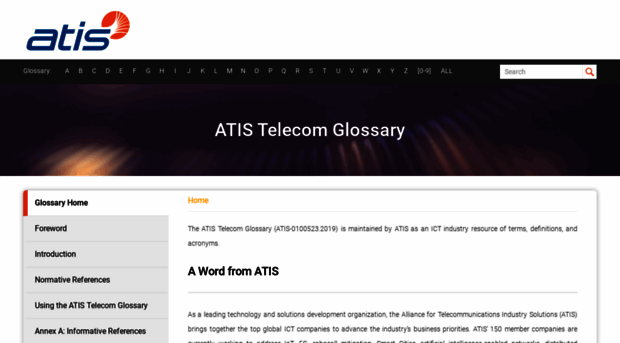 glossary.atis.org